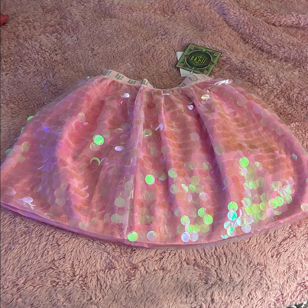 Wicked Pink Sequin Skirt